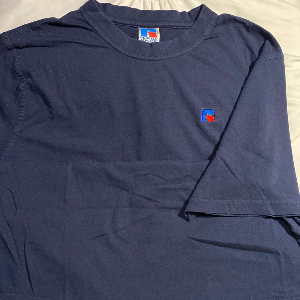 RUSSELL ATHLETIC navy blue t shirt